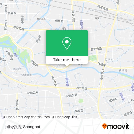 阿民饭店 map