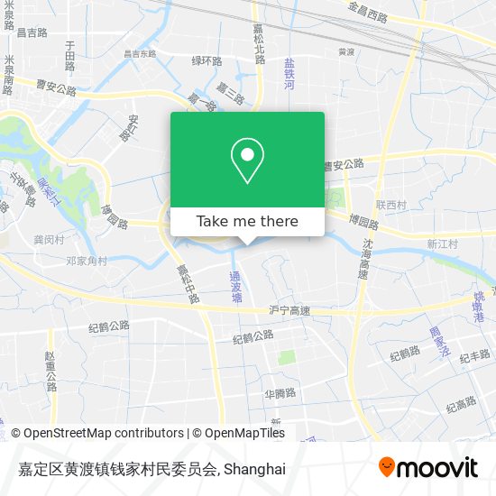 嘉定区黄渡镇钱家村民委员会 map