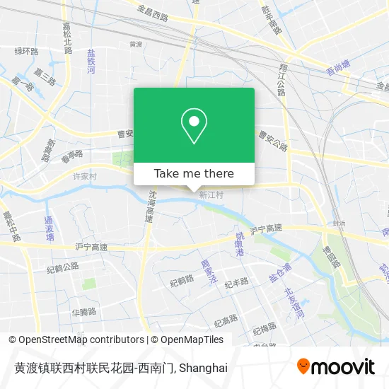 黄渡镇联西村联民花园-西南门 map