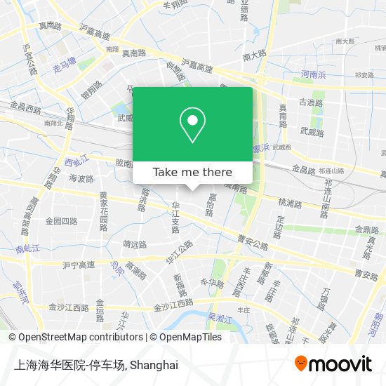 上海海华医院-停车场 map