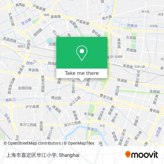 上海市嘉定区华江小学 map