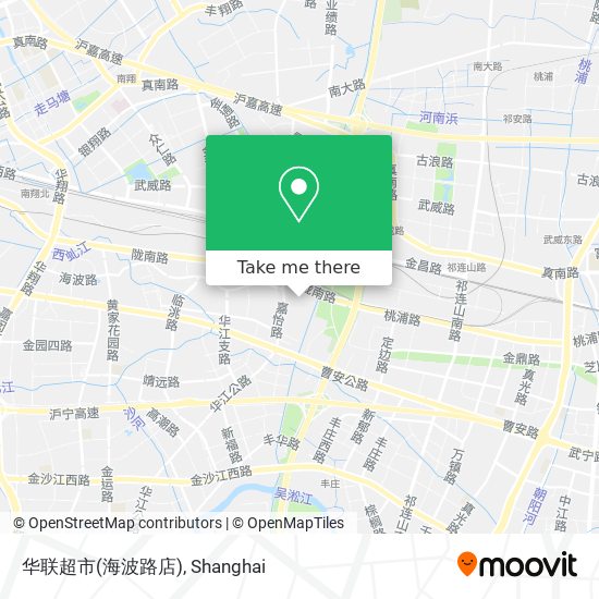 华联超市(海波路店) map