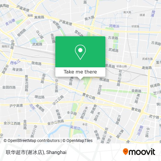 联华超市(谢冰店) map