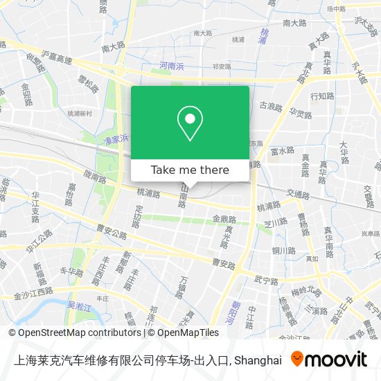 上海莱克汽车维修有限公司停车场-出入口 map