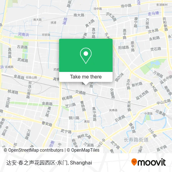 达安·春之声花园西区-东门 map