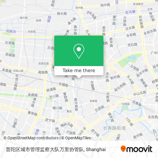 普陀区城市管理监察大队万里协管队 map