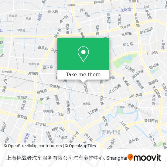 上海挑战者汽车服务有限公司汽车养护中心 map
