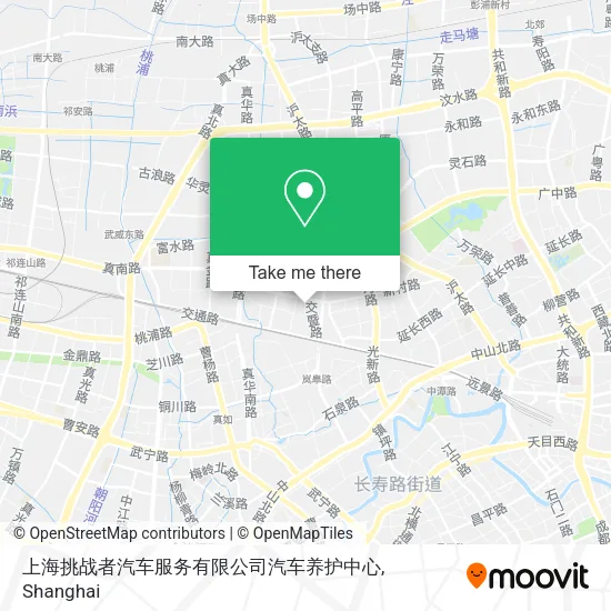 上海挑战者汽车服务有限公司汽车养护中心 map