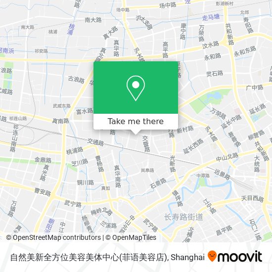 自然美新全方位美容美体中心(菲语美容店) map