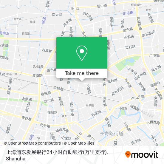 上海浦东发展银行24小时自助银行(万里支行) map