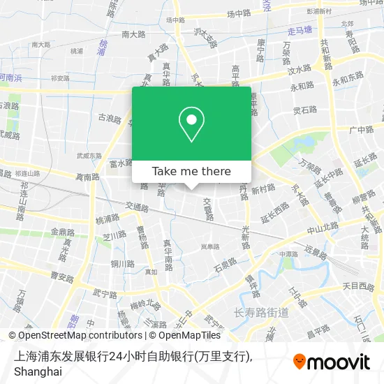 上海浦东发展银行24小时自助银行(万里支行) map