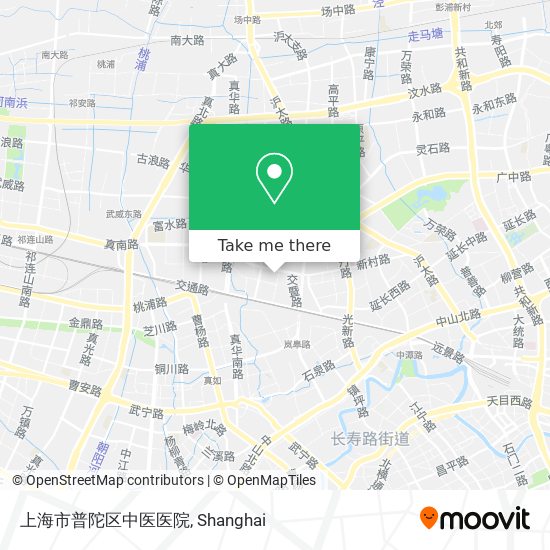 上海市普陀区中医医院 map