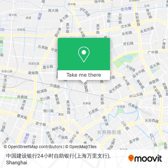 中国建设银行24小时自助银行(上海万里支行) map
