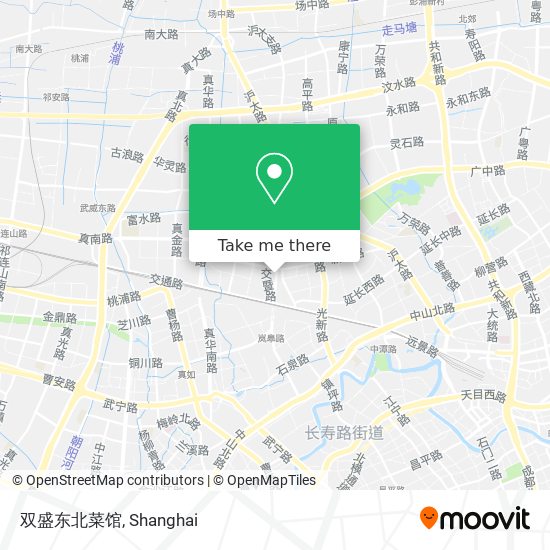 双盛东北菜馆 map