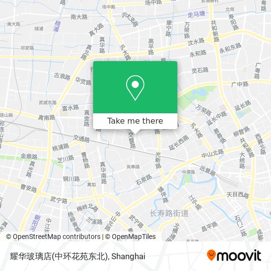 耀华玻璃店(中环花苑东北) map