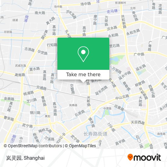 岚灵园 map