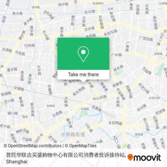 普陀华联吉买盛购物中心有限公司消费者投诉接待站 map