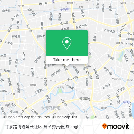 甘泉路街道延长社区-居民委员会 map