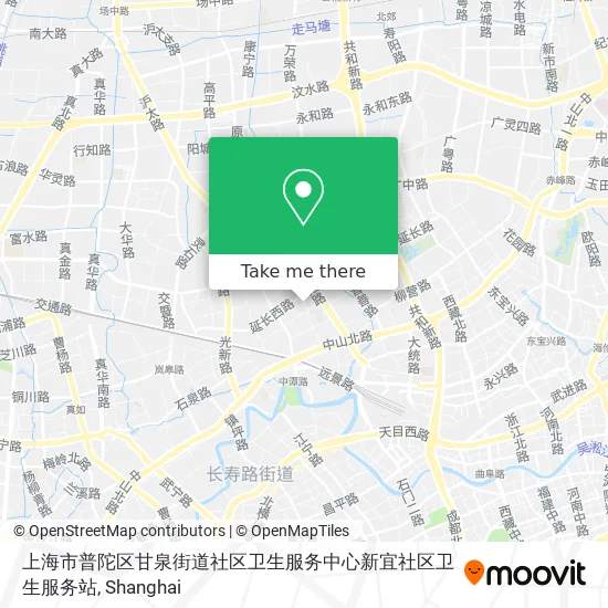 上海市普陀区甘泉街道社区卫生服务中心新宜社区卫生服务站 map