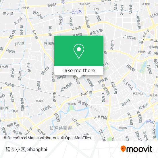 延长小区 map