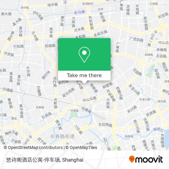 悠诗阁酒店公寓-停车场 map