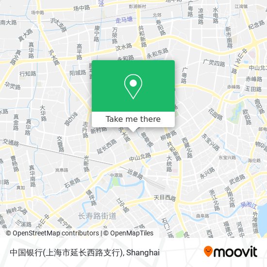中国银行(上海市延长西路支行) map