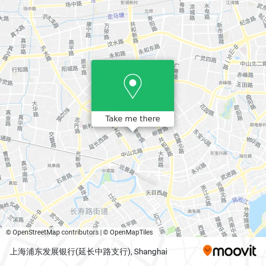 上海浦东发展银行(延长中路支行) map