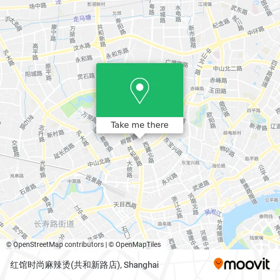 红馆时尚麻辣烫(共和新路店) map