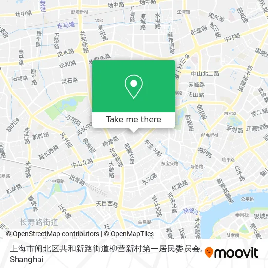 上海市闸北区共和新路街道柳营新村第一居民委员会 map