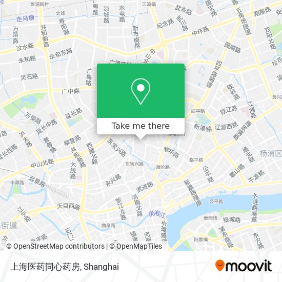 上海医药同心药房 map