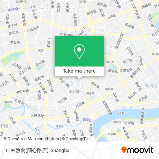 山林熟食(同心路店) map