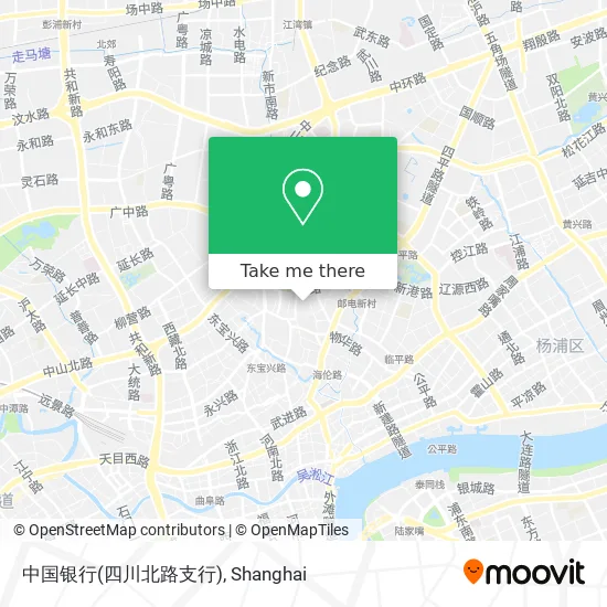 中国银行(四川北路支行) map