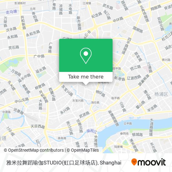 雅米拉舞蹈瑜伽STUDIO(虹口足球场店) map