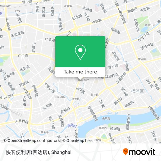 快客便利店(四达店) map