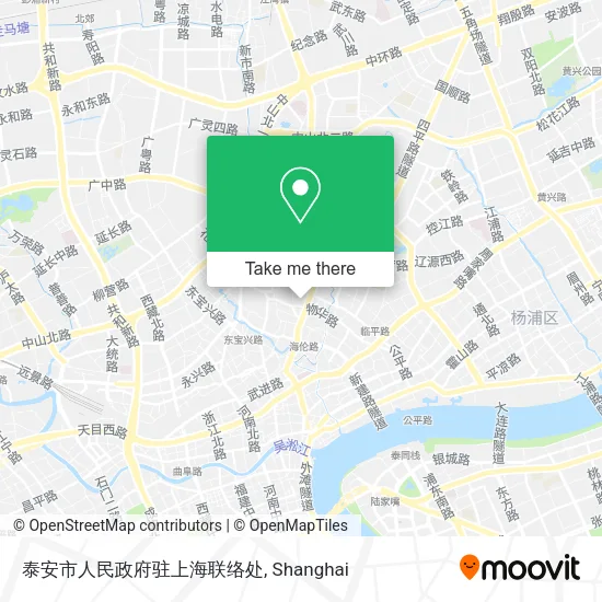 泰安市人民政府驻上海联络处 map