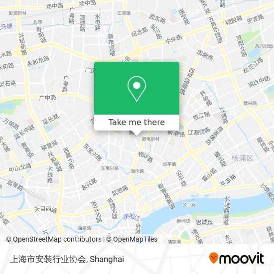 上海市安装行业协会 map