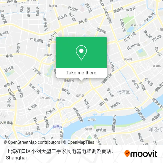 上海虹口区小刘大型二手家具电器电脑调剂商店 map
