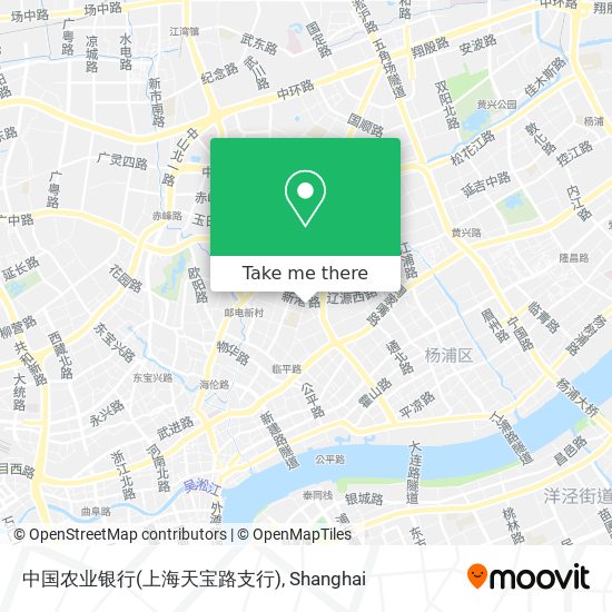 中国农业银行(上海天宝路支行) map