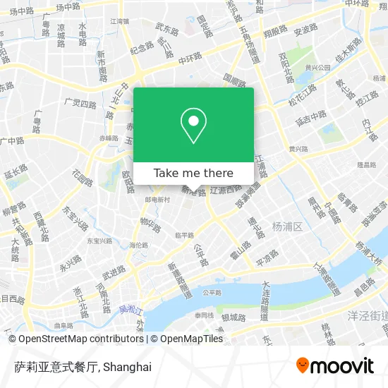 萨莉亚意式餐厅 map