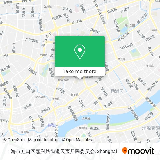上海市虹口区嘉兴路街道天宝居民委员会 map