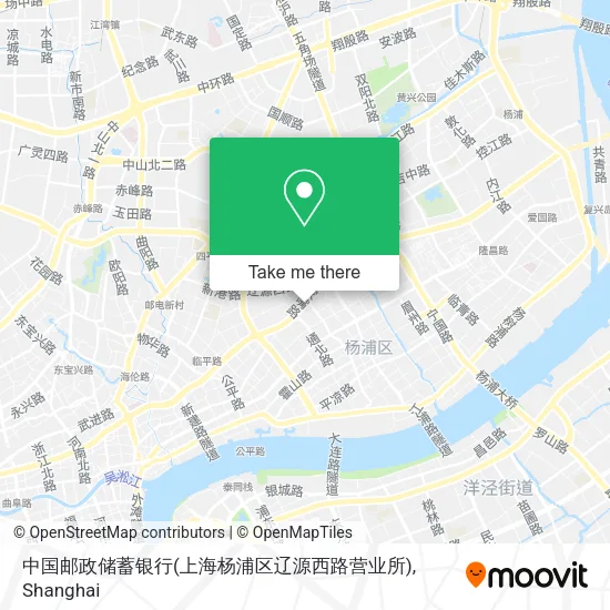 中国邮政储蓄银行(上海杨浦区辽源西路营业所) map