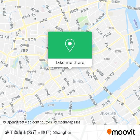 农工商超市(双辽支路店) map
