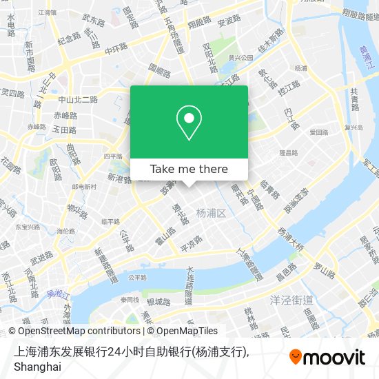 上海浦东发展银行24小时自助银行(杨浦支行) map