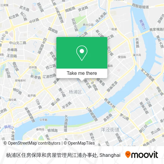 杨浦区住房保障和房屋管理局江浦办事处 map