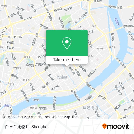 白玉兰宠物店 map