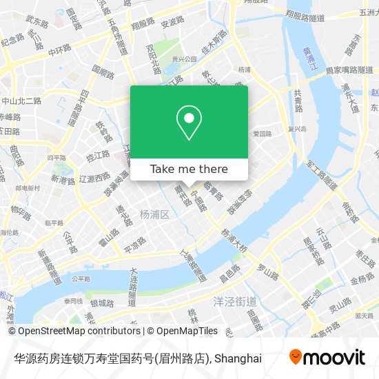 华源药房连锁万寿堂国药号(眉州路店) map