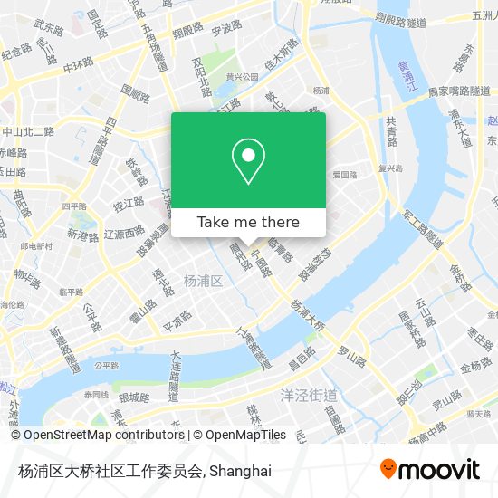 杨浦区大桥社区工作委员会 map