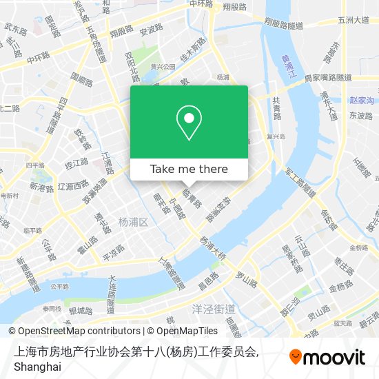 上海市房地产行业协会第十八(杨房)工作委员会 map