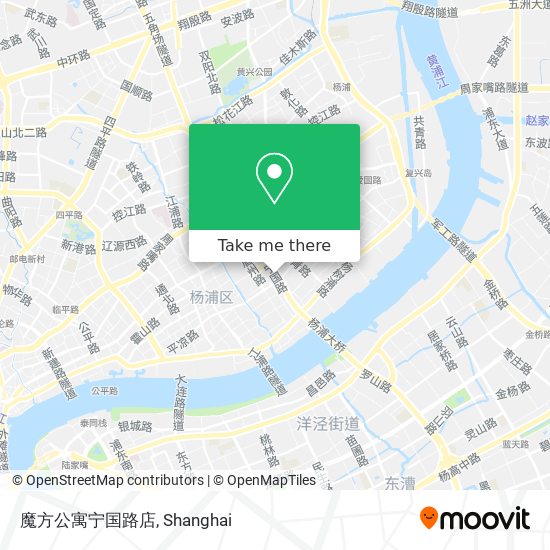 魔方公寓宁国路店 map