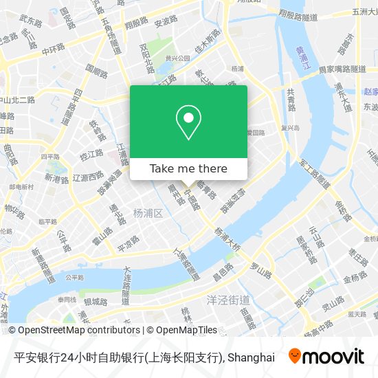 平安银行24小时自助银行(上海长阳支行) map